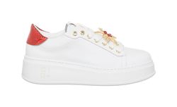 GIO PIU SNEAKER PIA 300A COMBI WHITE RED
